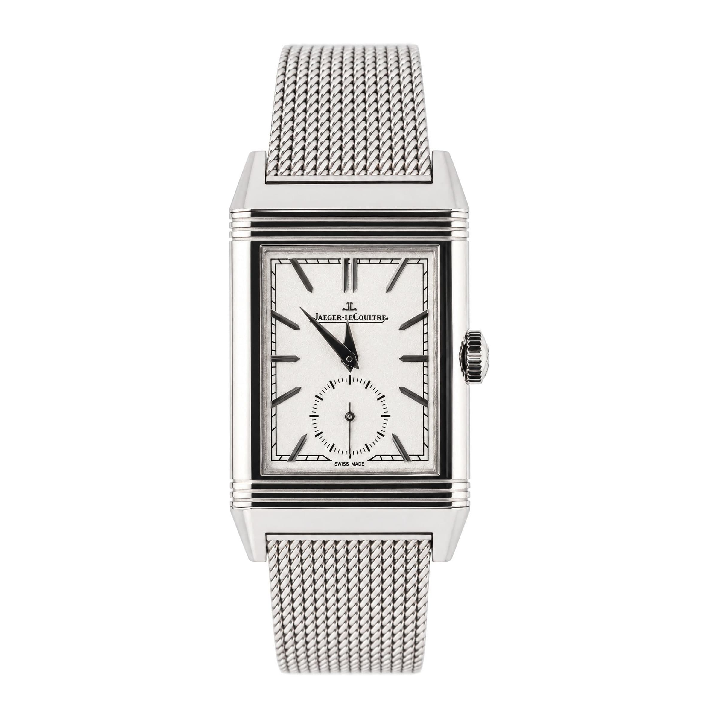 Jaeger-LeCoultre Reverso Tribute Monoface Small Seconds Ref. Q713312J · White Gold · 45.6 x 27.4mm