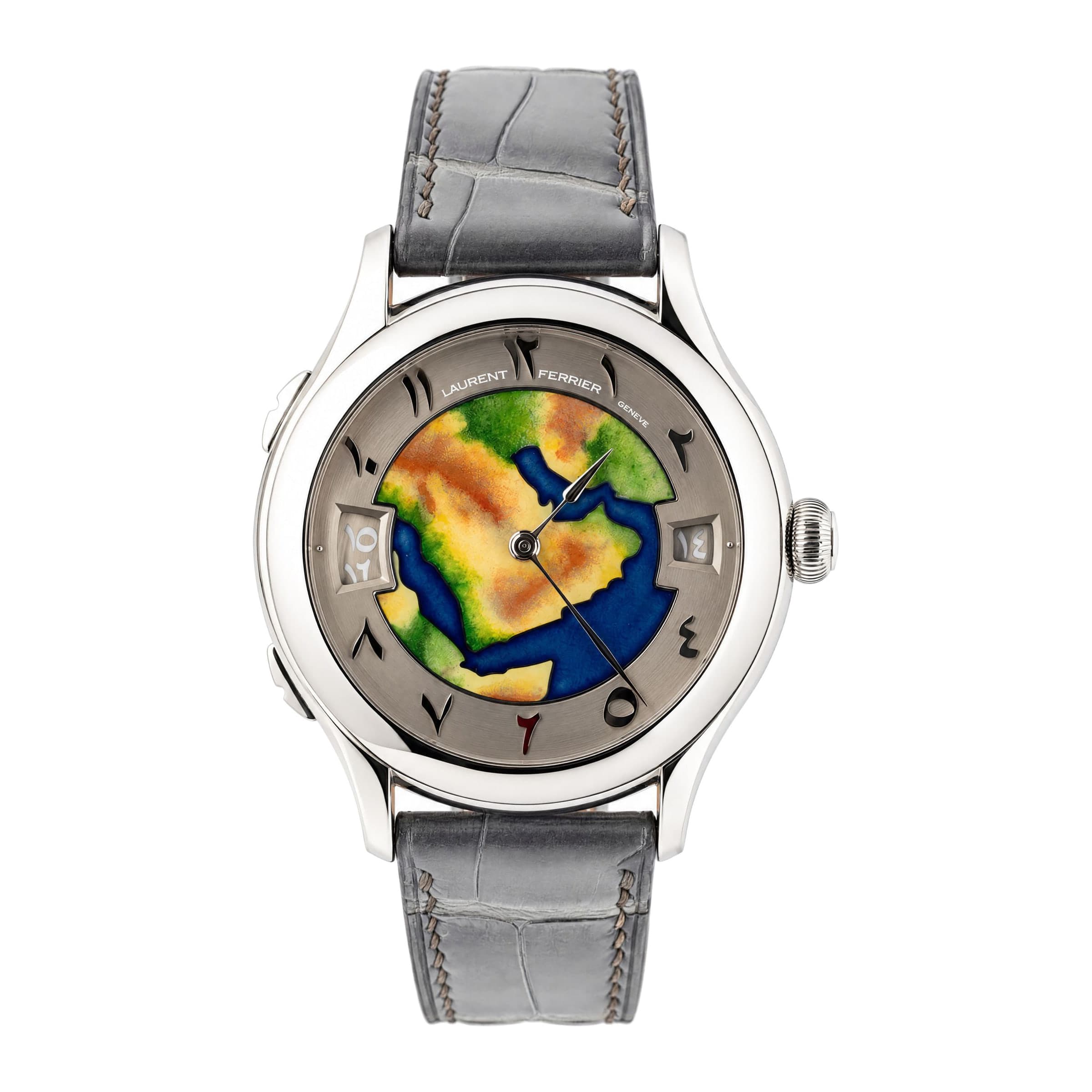 Laurent Ferrier Classic Traveller Arabic Dial Pièce Unique Ref. LF230.02 · White Gold · 41mm