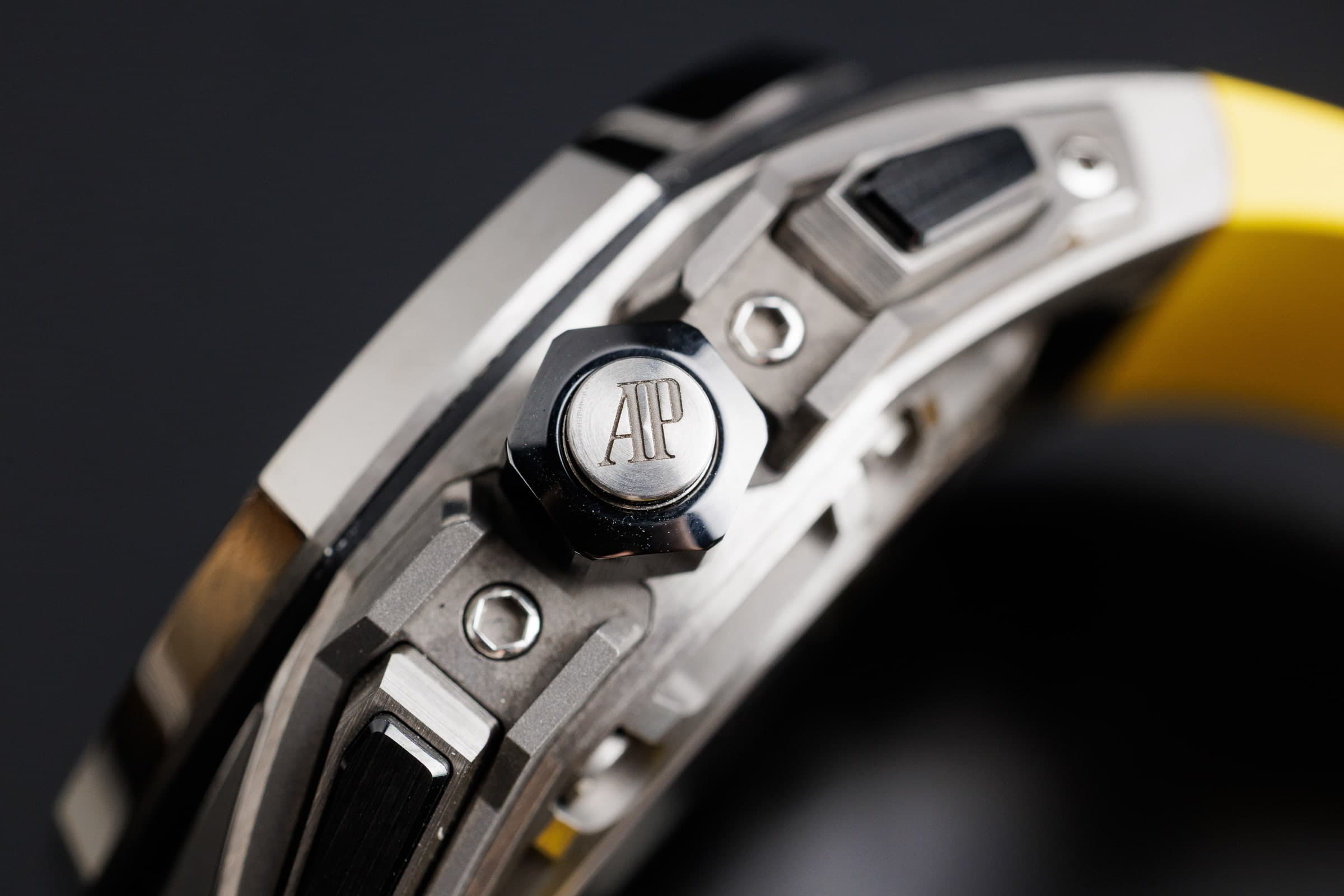 Audemars Piguet Royal Oak Offshore 26650TI in titanium, side profile