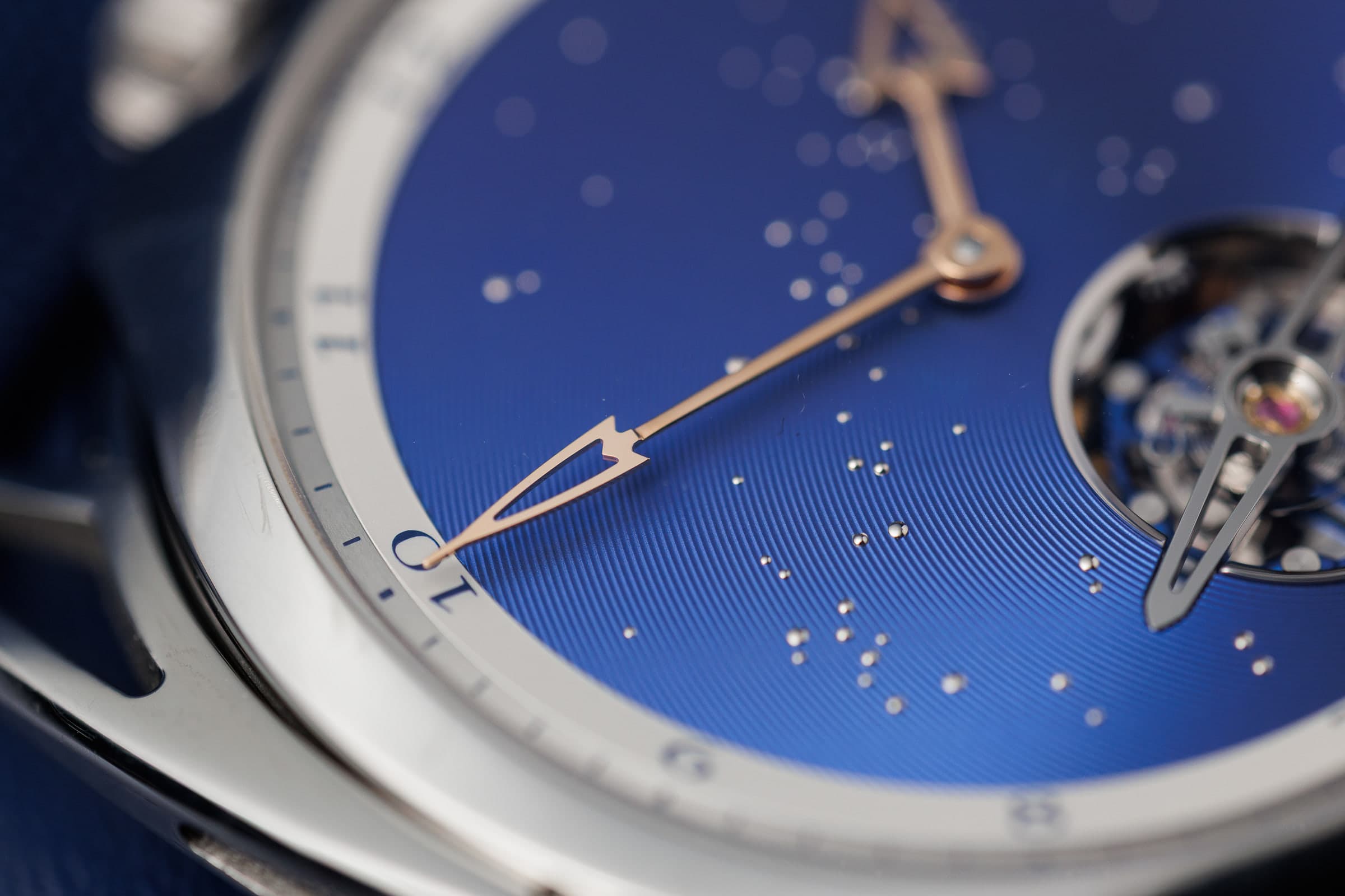 De Bethune DB28XP Starry Sky tourbillon, dial detail