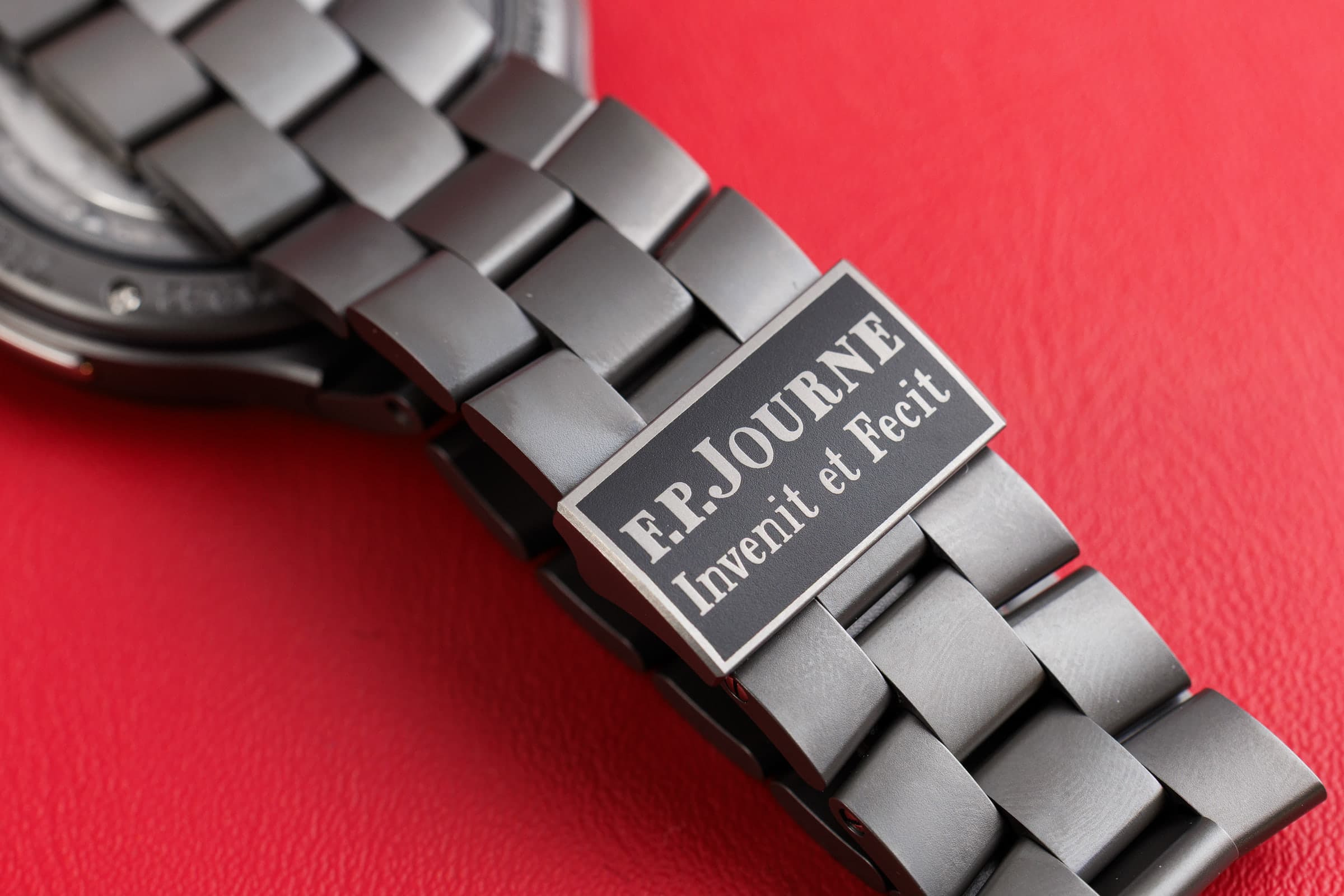 F.P. Journe LineSport Automatique in titanium, bracelet clasp