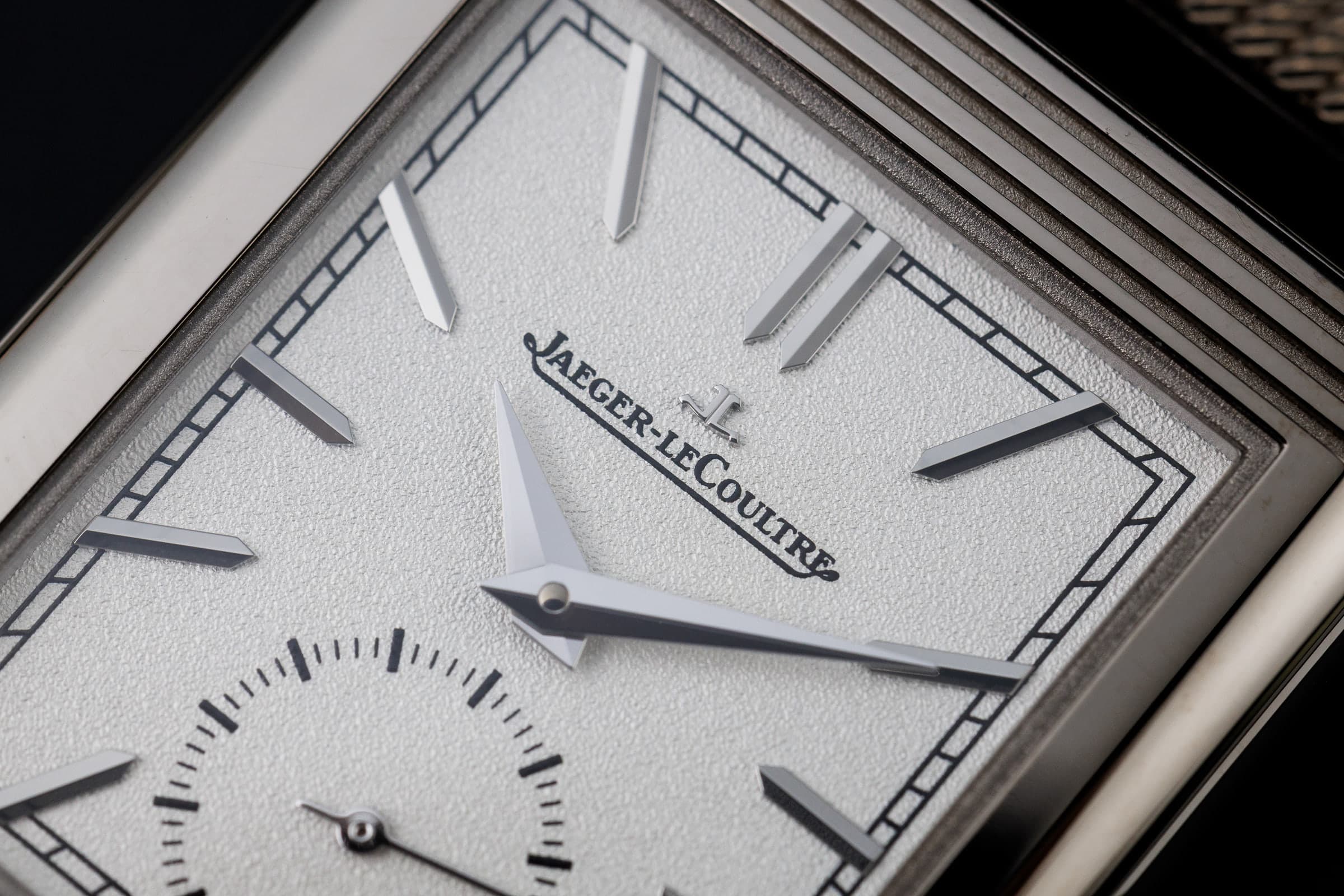 Jaeger-LeCoultre Reverso Tribute Monoface Small Seconds Q713312J in white gold, silver dial with small seconds