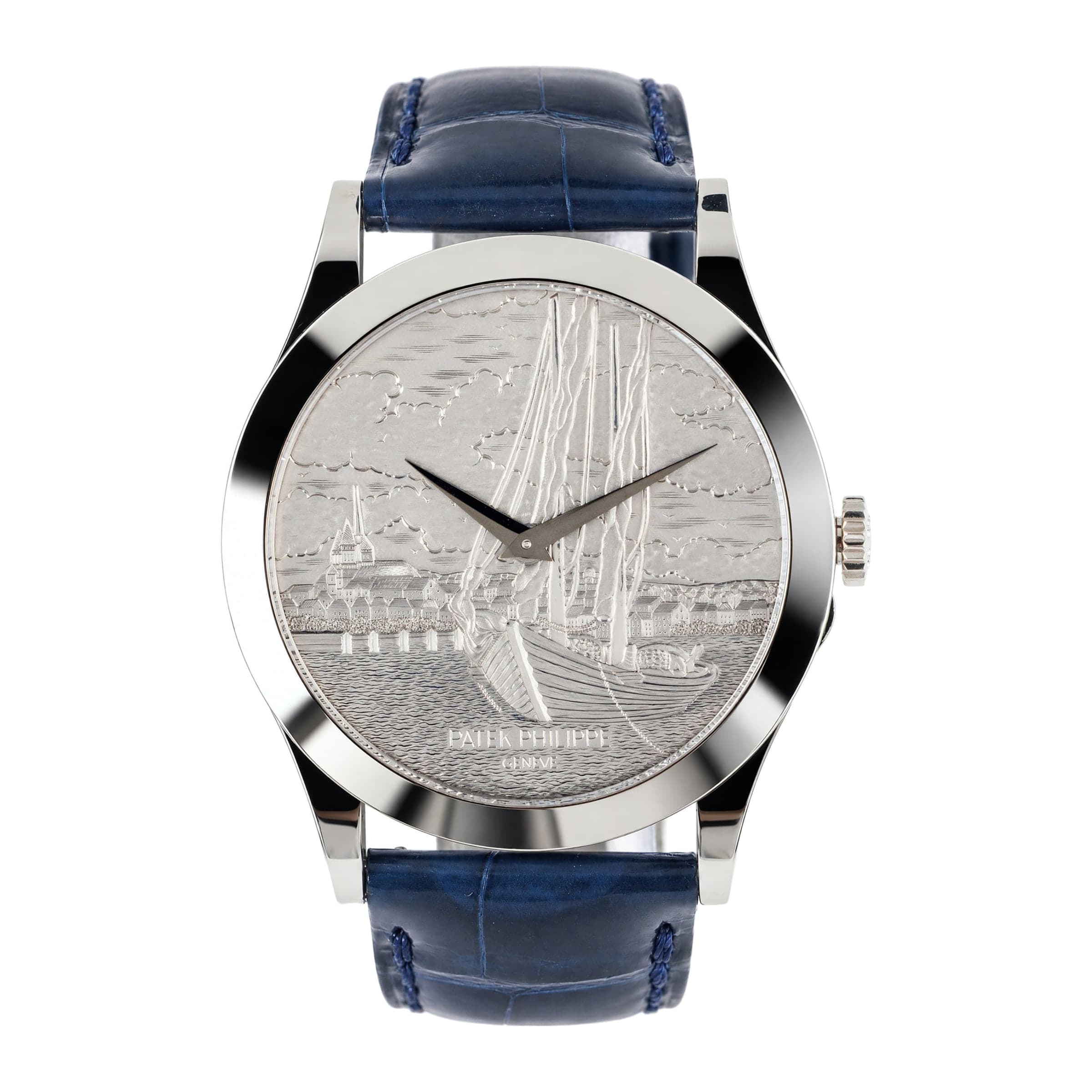 Patek Philippe Calatrava “Neptune in the Harbor” 175th Anniversary Ref. 5089G-014 · White Gold · 38.6mm