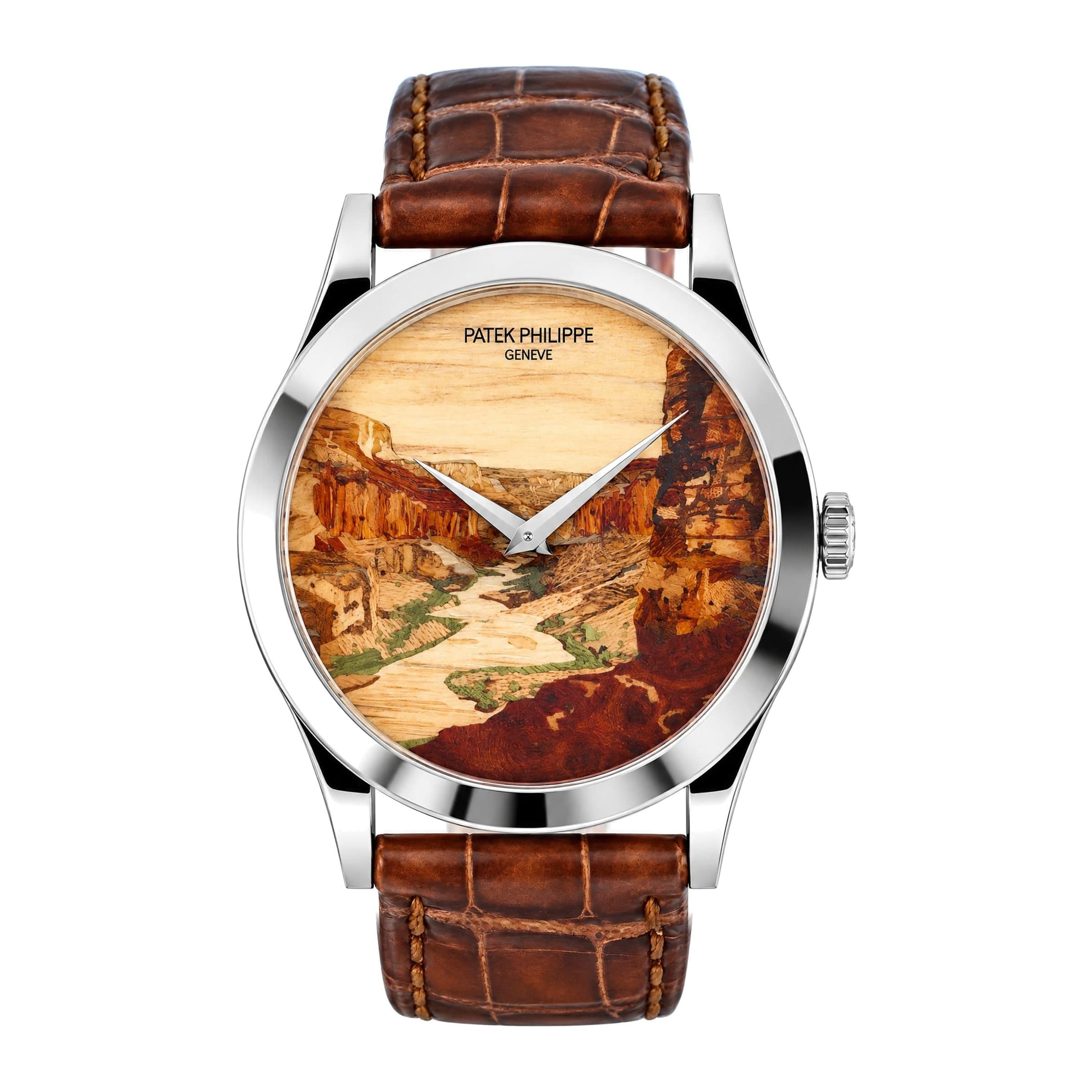 Patek Philippe Calatrava “Grand Canyon” Ref. 5089G-066 · White Gold · 38.6mm