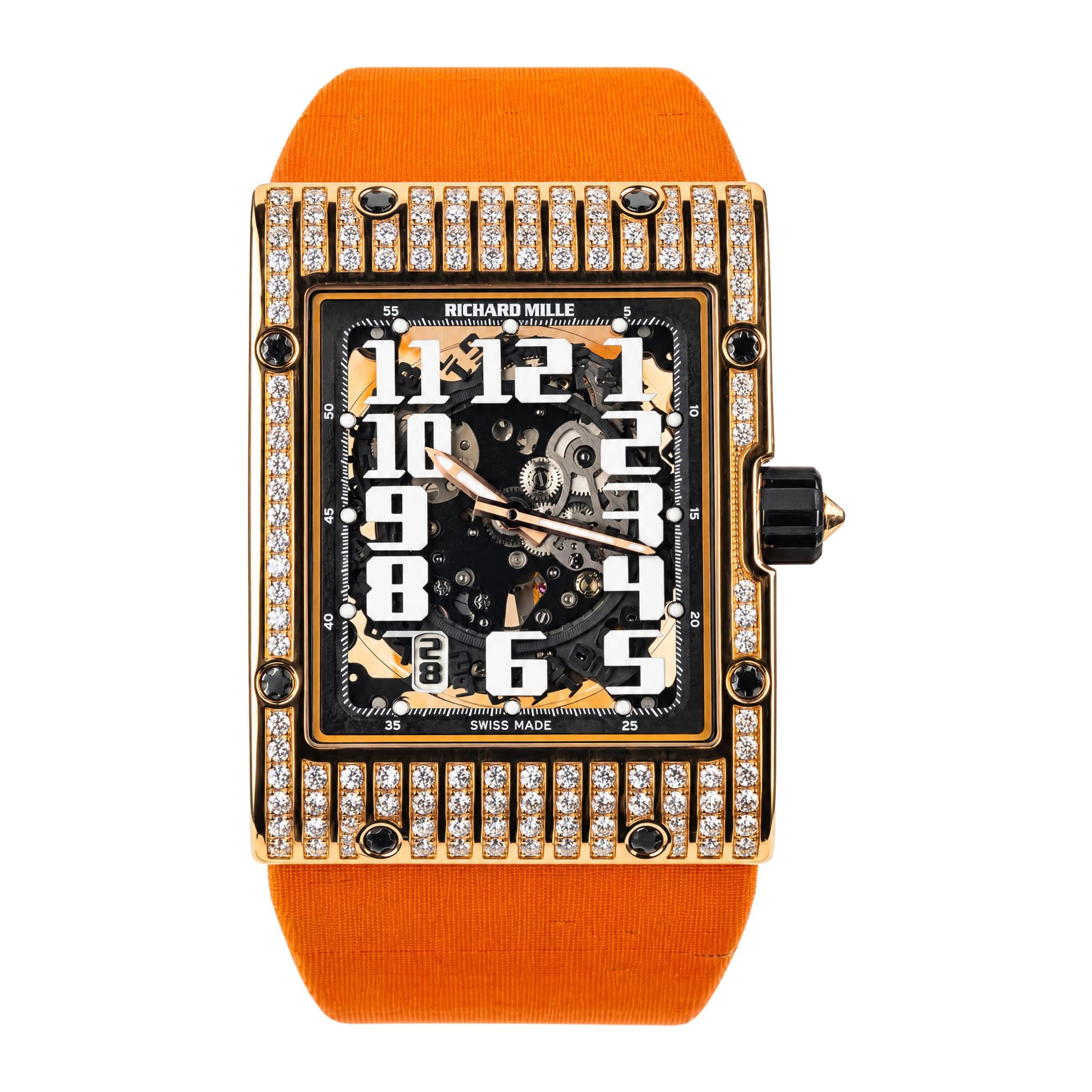 Richard Mille Diamond Skeleton Dial Ref. RM016 · Rose Gold · 38 x 49 mm